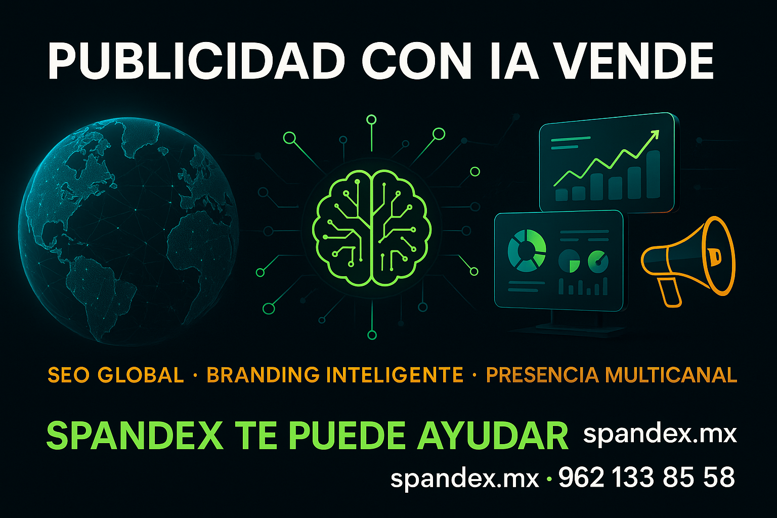 IA para crecer con SEO global, branding inteligente y presencia multicanal