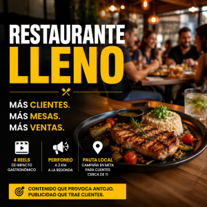 Publicidad para Restaurantes en Tapachula | Restaurante Lleno